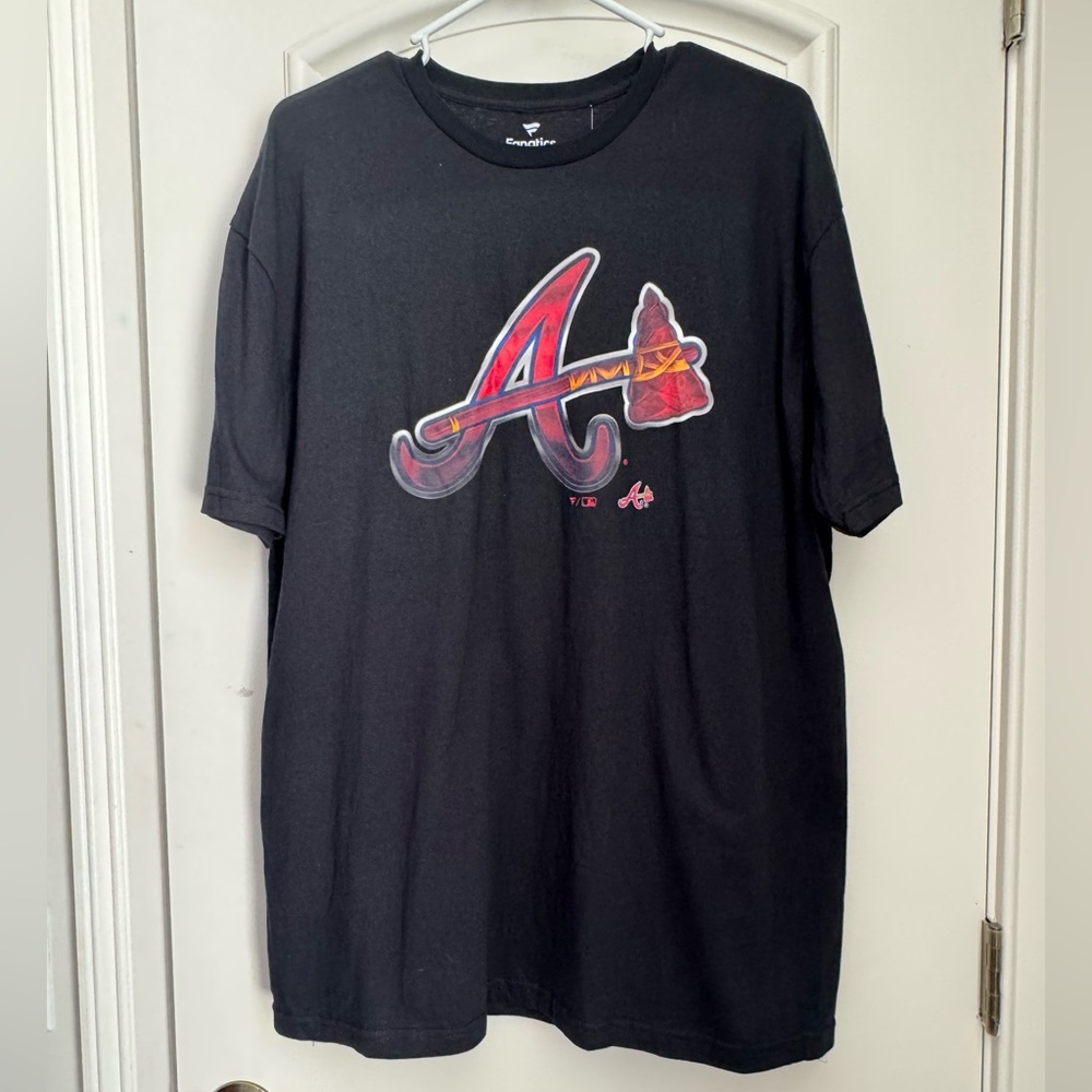 Atlanta Braves Logo Fanatics T-Shirt NWT